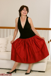 Picture 1 - Sherry Lee on AllOver30 in a Red Skirt