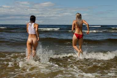 Picture 5 - Zishy Lauma and Oxana Two Girls One Swimsuit